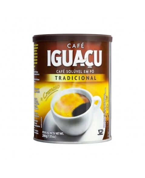 CAFÉ SOLUVEL IGUAÇU TRADICIONAL LATA 200G