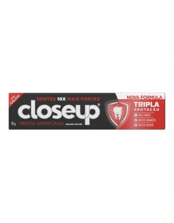 CREME DENTAL CLOSEUP TRIPLE MENTA AMERICANA 70G