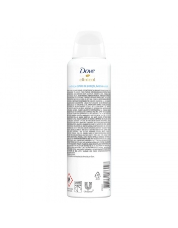 DESODORANTE AEROSOL DOVE CLINICAL ORIGINAL CLEAN 12X150ML