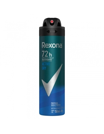 DESODORANTE AEROSOL REXONA MEN ACTIVE DRY 150ML