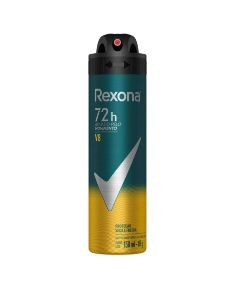 DESODORANTE AEROSOL REXONA MEN V8 150ML