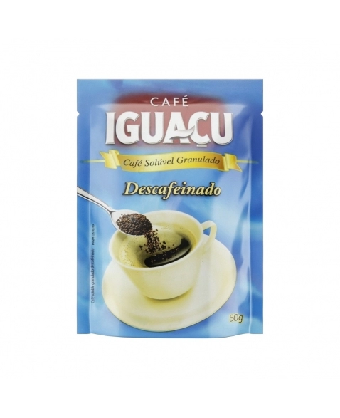 CAFÉ SOLUVEL IGUAÇU DESCAFEINADO SACHE 50G