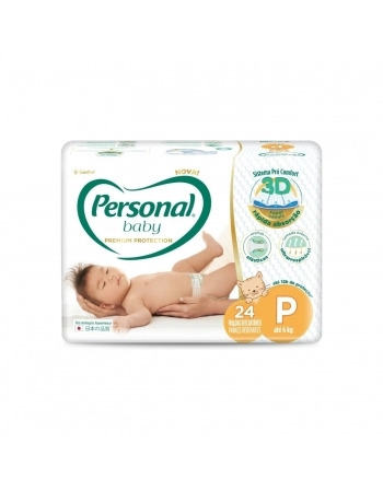 FRALDA PERSONAL BABY PREMIUM PROTECT (P) C/24UN