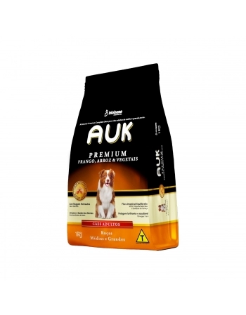 RAÇÃO AUK PREMIUM RAÇAS MEDIAS E GRANDES (FARDO) 1KG