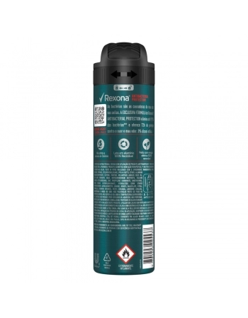 DESODORANTE AEROSOL REXONA MEN ANTIBACTERIAL PROTECTION 150ML