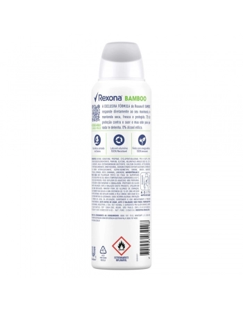 DESODORANTE AEROSOL REXONA BAMBOO 12X150ML