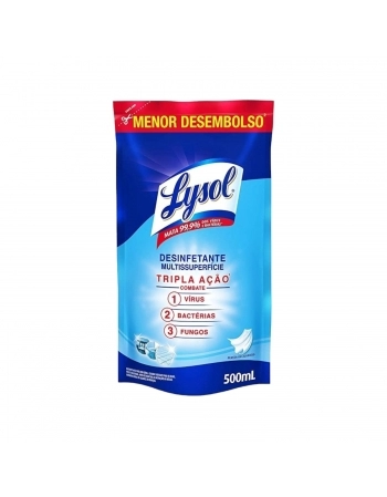 DESINFETANTE LYSOL LIQUIDO PUREZA ALGODÃO 500ML