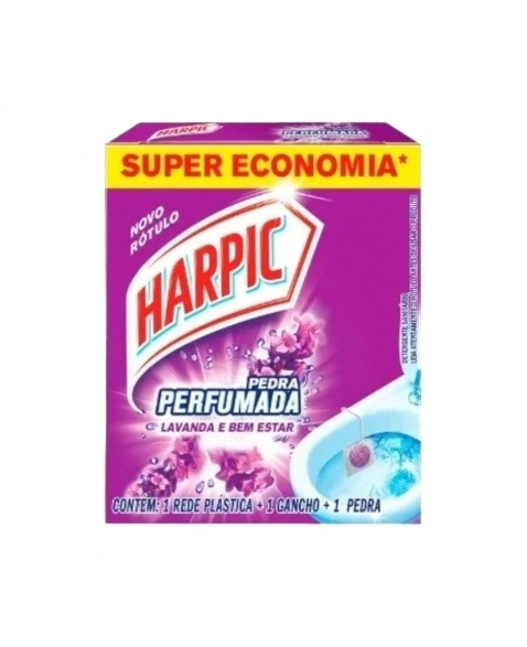 PEDRA SANITARIA HARPIC AROMA PLUS LAVANDA 20G