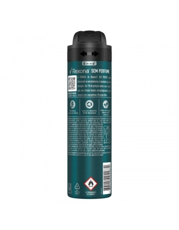 DESODORANTE AEROSOL REXONA MEN SEM PERFUME 12X150ML