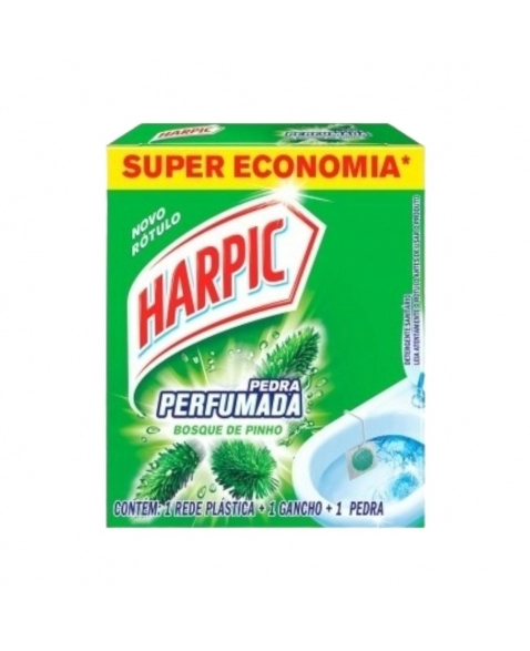 PEDRA SANITARIA HARPIC AROMA PLUS PINHO 20G