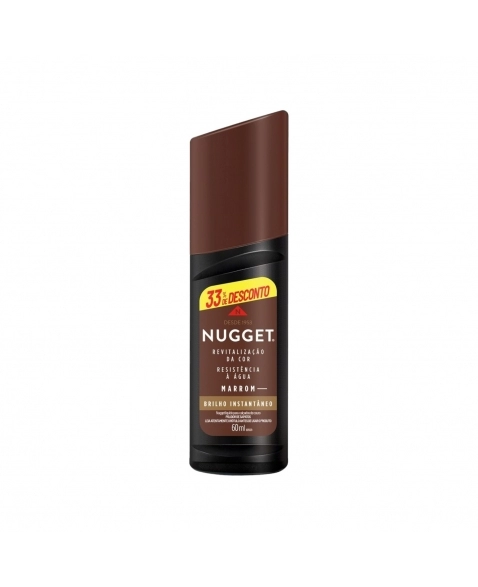 POLIDOR DE SAPATOS NUGGET LIQUIDO MARROM 60ML