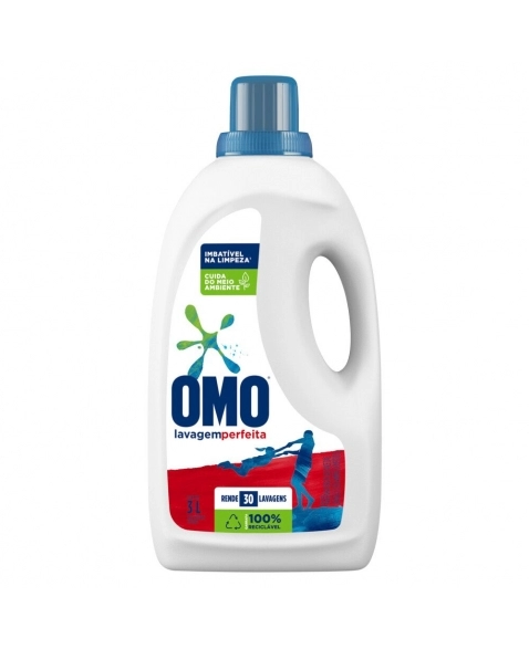 LAVA ROUPAS LIQUIDO OMO LAVAGEM PERFEITA (FRASCO) 3L