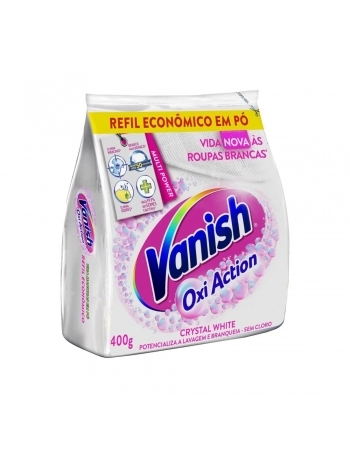 TIRA MANCHAS VANISH OXIACTION CRISTAL WHITE PÓ REFIL 400G