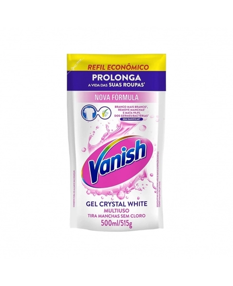 TIRA MANCHAS VANISH WHITE LIQUIDO SACHE 500ML