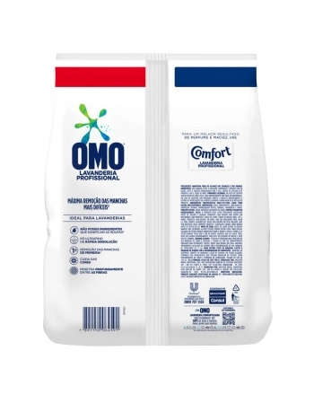 LAVA ROUPAS PÓ OMO LAVANDERIA PRO (SACHE) 5.6KG