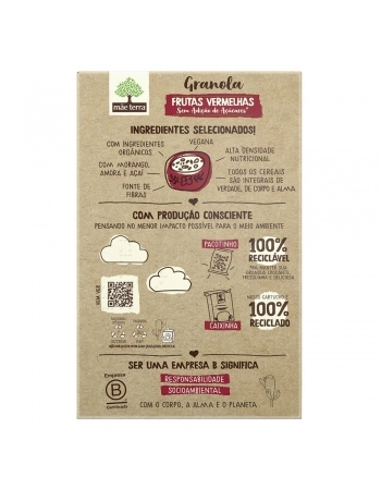MT GRANOL FRUTAS VERM ORGAN CART 12X180G