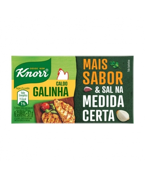 CALDO KNORR GALINHA (TABLETE) 10X57G