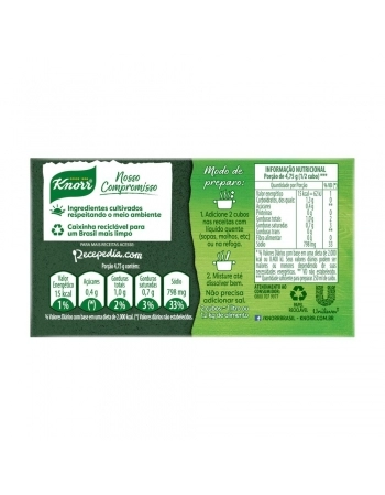 CALDO KNORR GALINHA (TABLETE) 10X57G