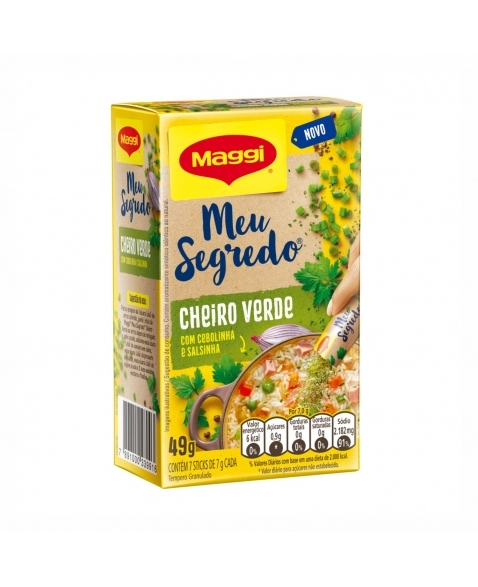 TEMPERO MEU SEGREDO MAGGI CHEIRO VERDE 49G (7X7)