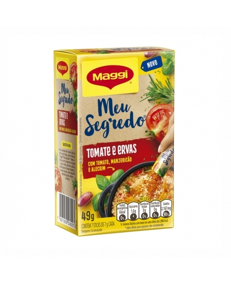 TEMPERO MEU SEGREDO MAGGI TOMATE E ERVAS 49G (7X7)