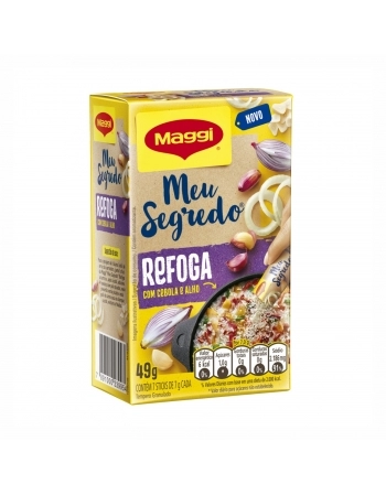 TEMPERO MEU SEGREDO MAGGI REFOGA ALHO CEBOLA 49G (7X7)