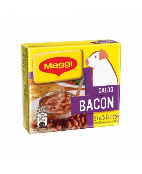 CALDO MAGGI BACON DISPLAY 10X57G