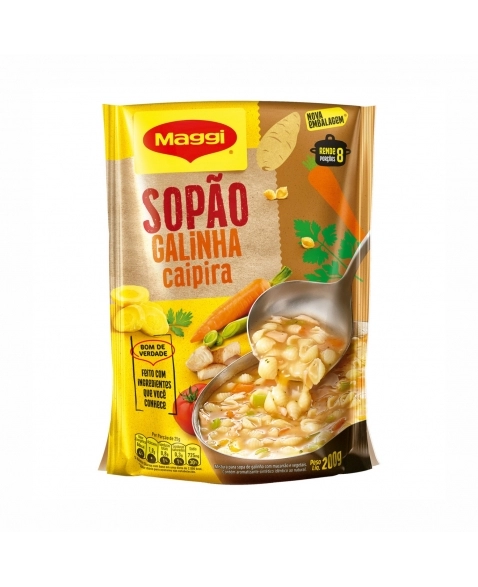 SOPÃO GALINHA CAIPIRA MAGGI 200G