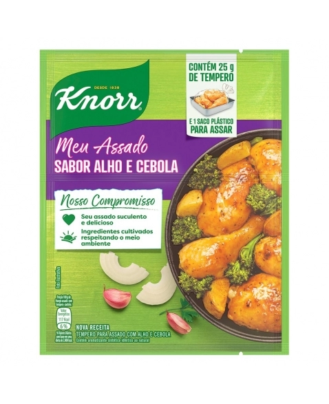 TEMPERO KNORR MEU ASSADO ALHO CEBOLA 25G