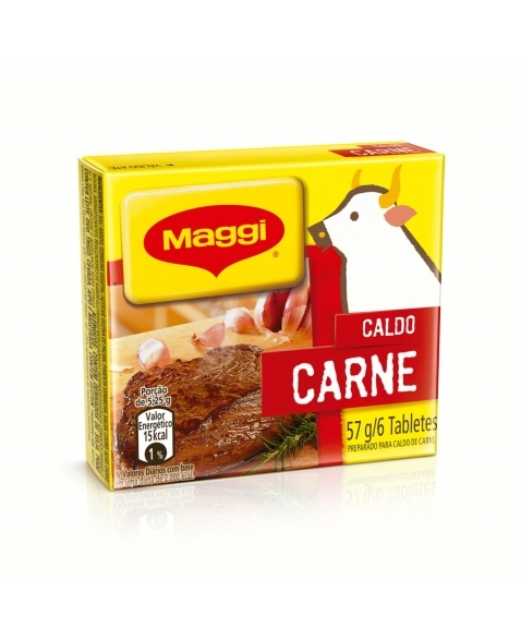 CALDO MAGGI CARNE DISPLAY 10X57G