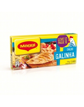 CALDO MAGGI GALINHA TABLETE 114G