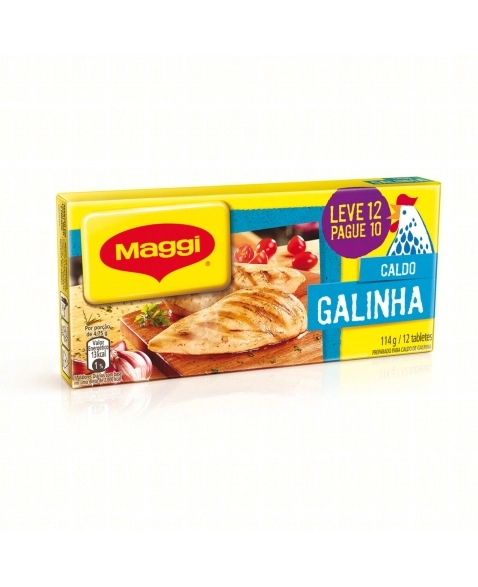 CALDO MAGGI GALINHA TABLETE 114G