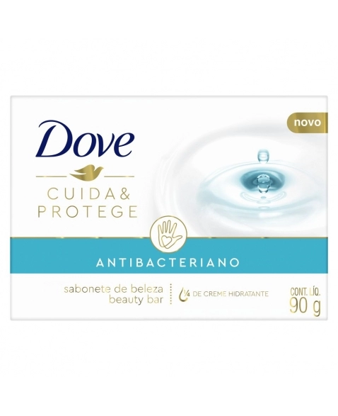 SABONETE DOVE CUIDA PROTEGE 90G