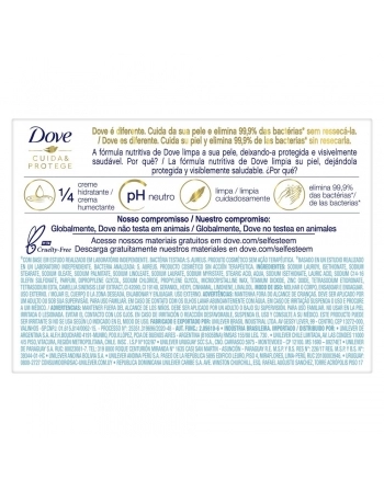 SABONETE DOVE CUIDA PROTEGE 90G