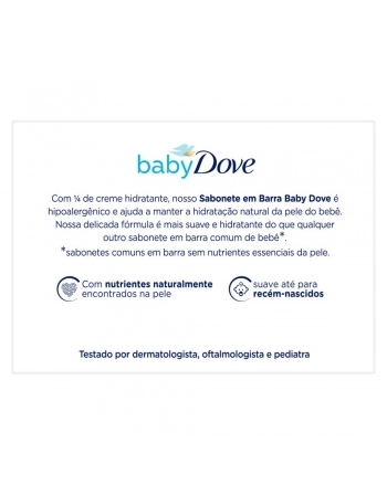DOVE BABY SAB HIDRAT ENRIQ 48X75G