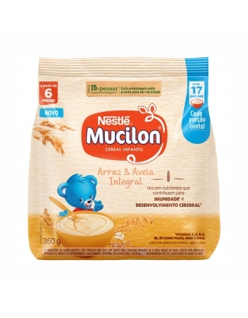 MUCILON ARROZ E AVEIA (SACHET) 360G