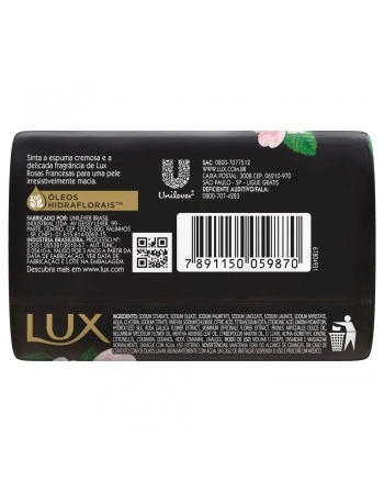 SABONETE LUX ROSAS FRANCESAS 85G
