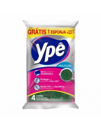 ESPONJA YPE MULTIUSO 10X4UN