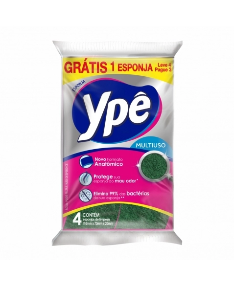 ESPONJA YPE MULTIUSO 10X4UN