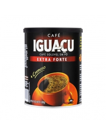 CAFÉ SOLUVEL IGUAÇU EXTRA FORTE LATA 200G