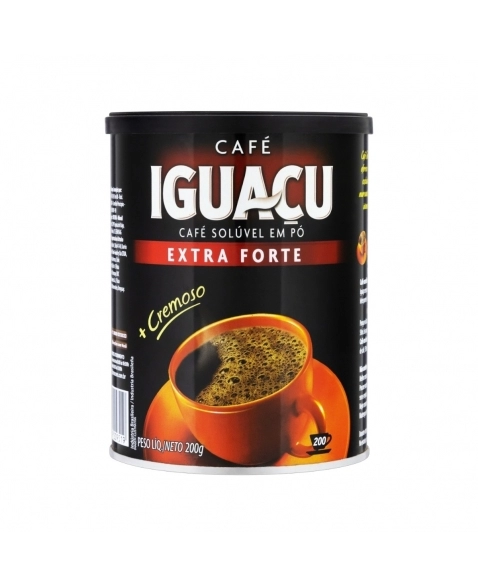 CAFÉ SOLUVEL IGUAÇU EXTRA FORTE LATA 200G