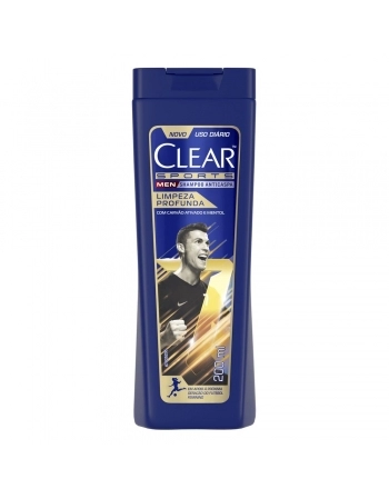 SHAMPOO CLEAR MEN ANTICASPA SPORTS LIMPEZA PROFUNDA 200ML