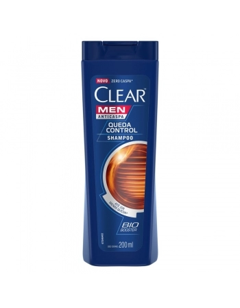 SHAMPOO CLEAR MEN ANTICASPA QUEDA CONTROL 200ML