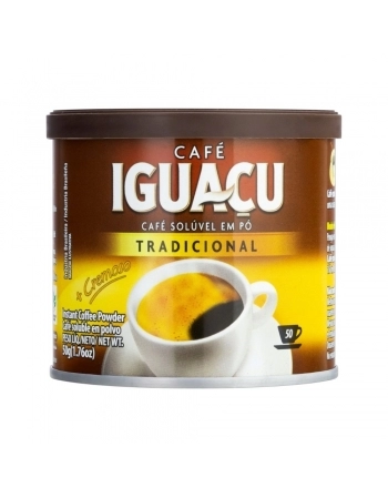 CAFÉ SOLUVEL IGUAÇU TRADICIONAL LATA 50G