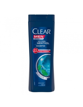 SHAMPOO CLEAR MEN ANTICASPA ICE COOL MENTHOL 400ML