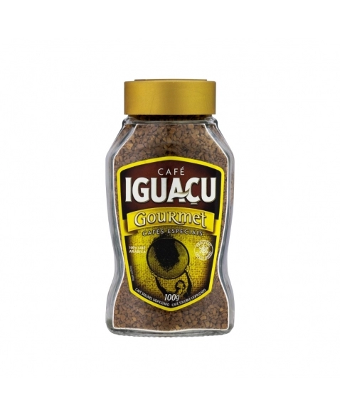 CAFÉ SOLUVEL IGUAÇU LIOFILIZADO GOURMET VIDRO 100G