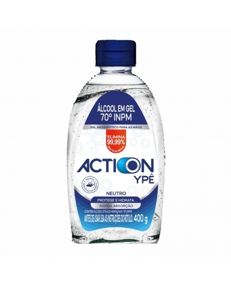 ALCOOL GEL ACTION ANTISSEPTICO YPE 400G