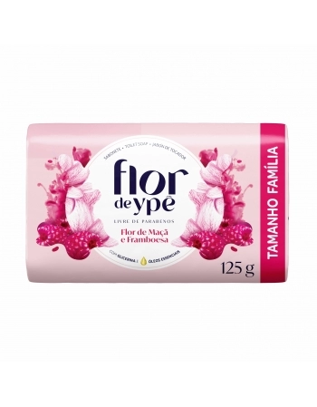 SABONETE FLOR FLORES MAÇA E FRAMBOESA 125G