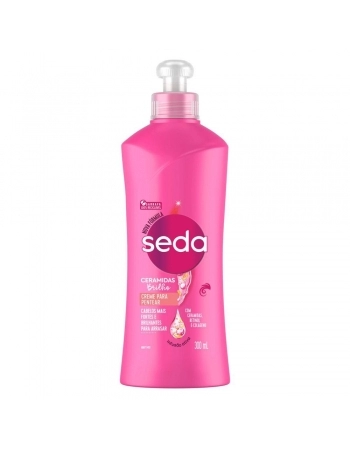 CREME DE PENTEAR SEDA BRILHO CERAMIDAS 300ML