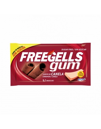 CHICLE FREEGELLS PLAY GUM CANELA 15UN