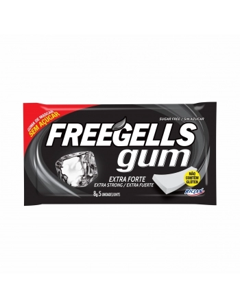CHICLE FREEGELLS PLAY GUM EXTRA FORTE 15UN
